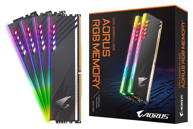 AORUS RGB Memory DDR4 16GB 3600MHz 製品画像