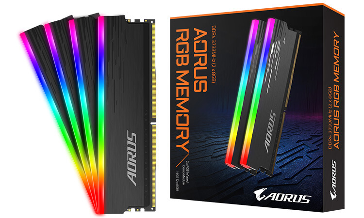 AORUS RGB Memory DDR4 16GB 3733MHz With Demo Kit 製品画像