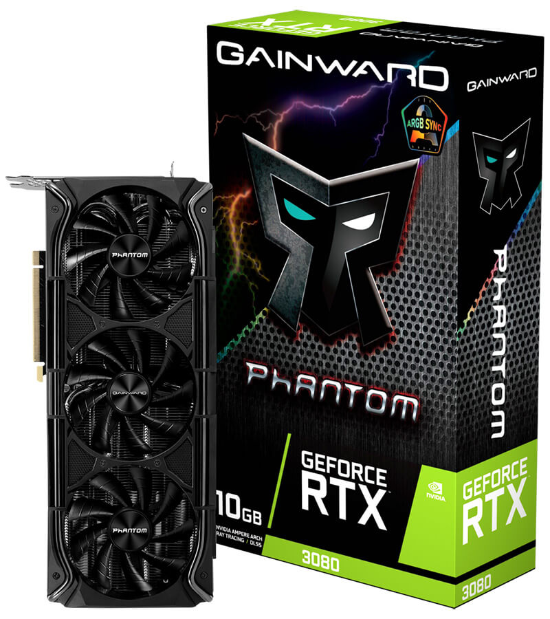 GeForce RTX 3080 PHANTOM+ 10GB GDDR6X 製品画像