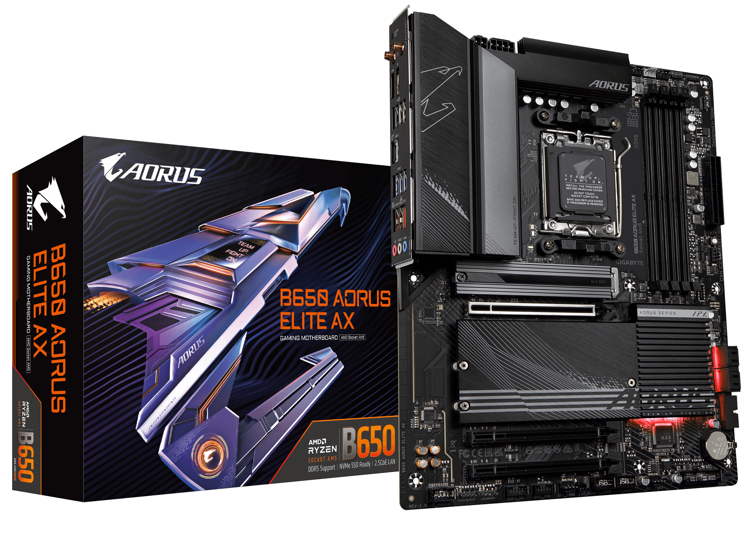 GIGABYTE社製、AMD B650チップセット搭載AORUSシリーズATX