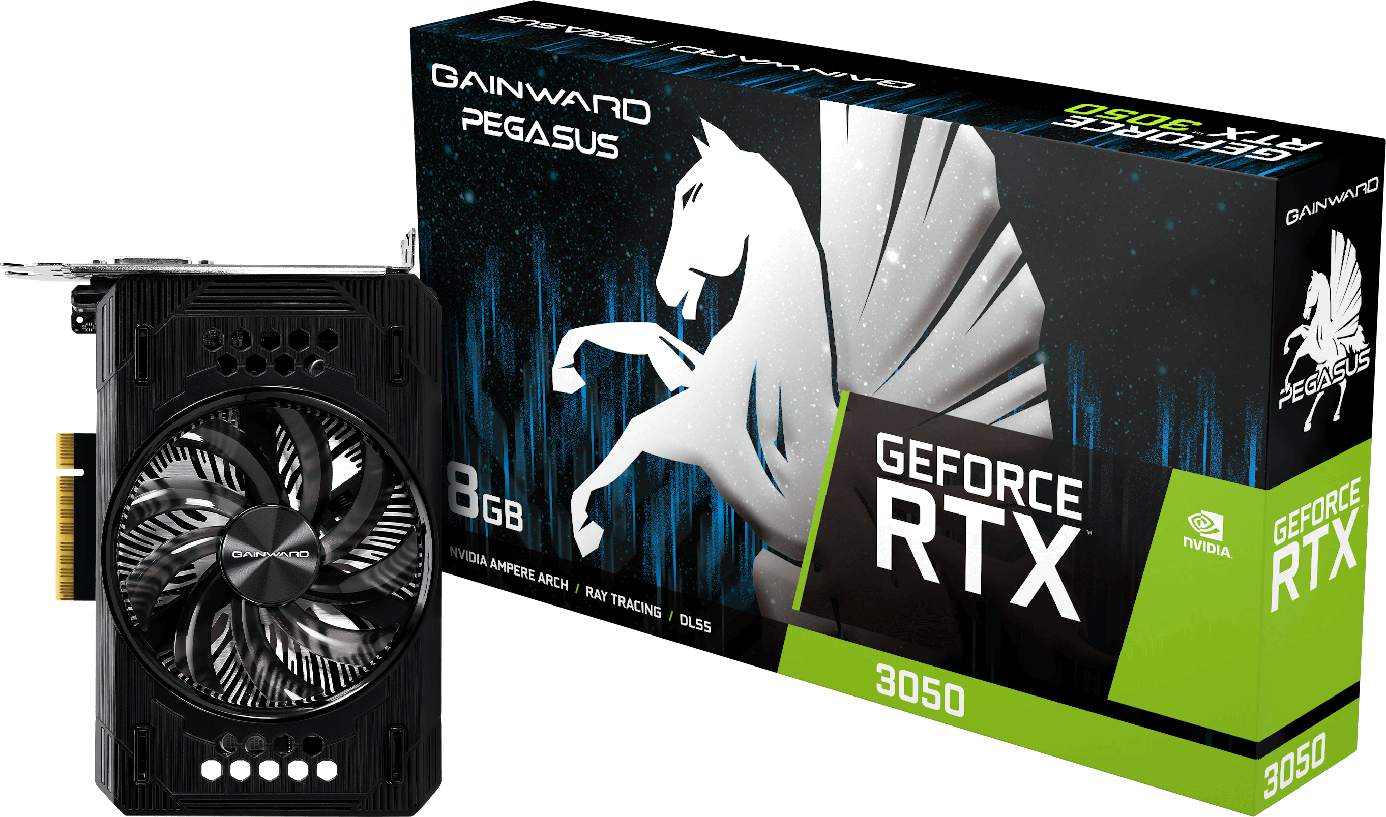 GAINWARD GeForce RTX3050 PEGASUS 8GB GDDR6 128bit DVI HDMI DP