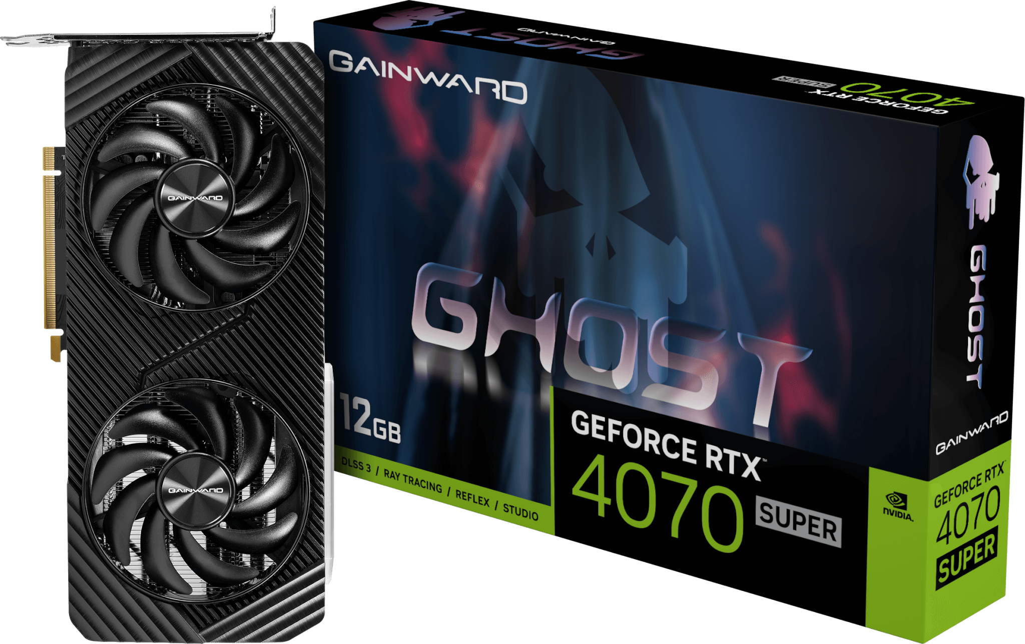 GAINWARD RTX 4070 SUPER GHOST 12GB GDDR6X 192bit 3-DP HDMI - 株式会社ニュー ...